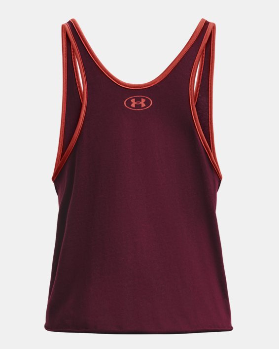 Women's Project Rock Arena Tank in Maroon image number 5